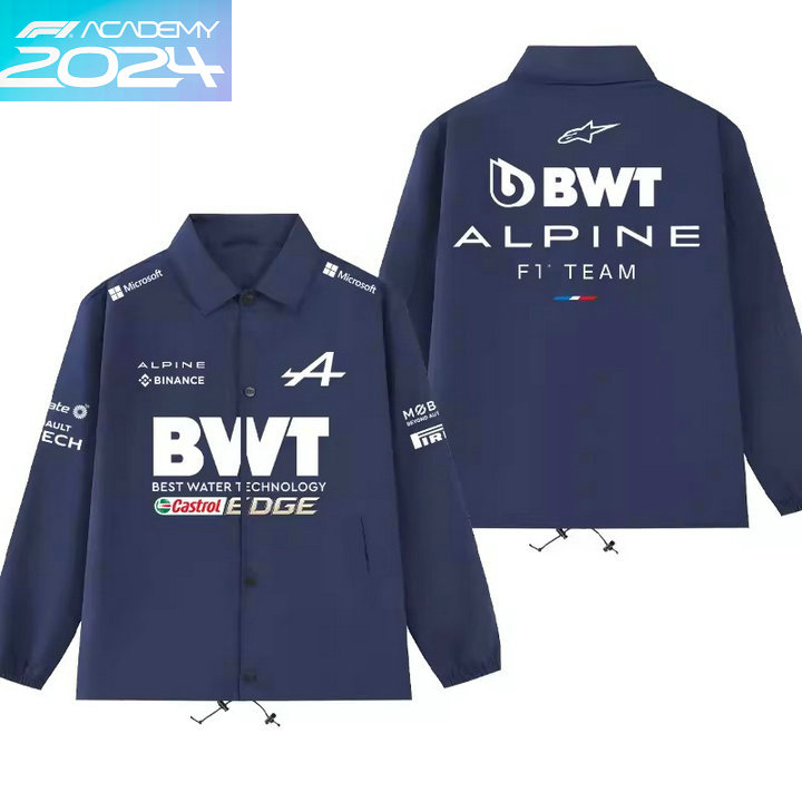 Veste Binance BWT Alpine F1 2024 Surchemises Homme
